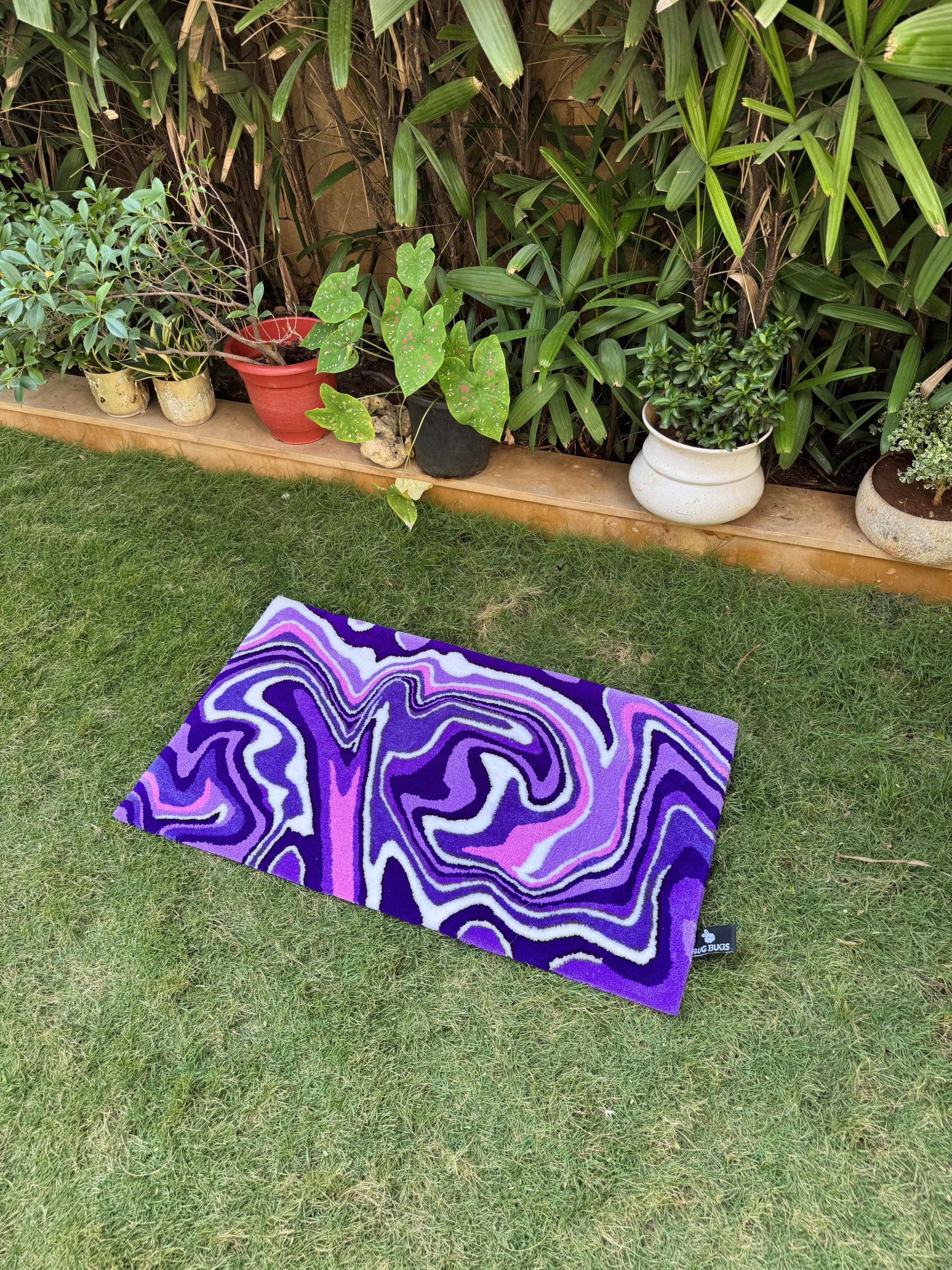 Purple Haze Tufted Rug