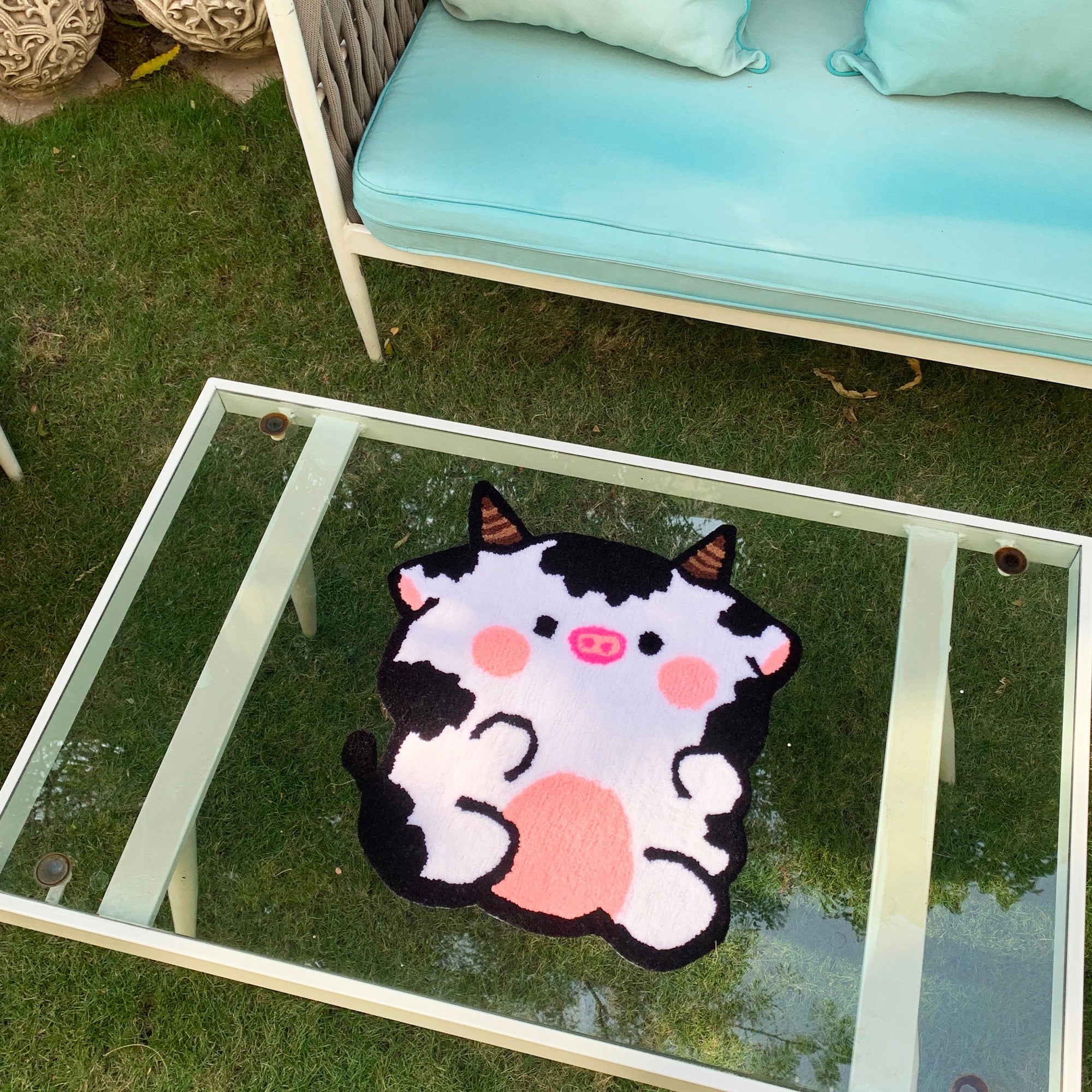 Cute Cow Rug